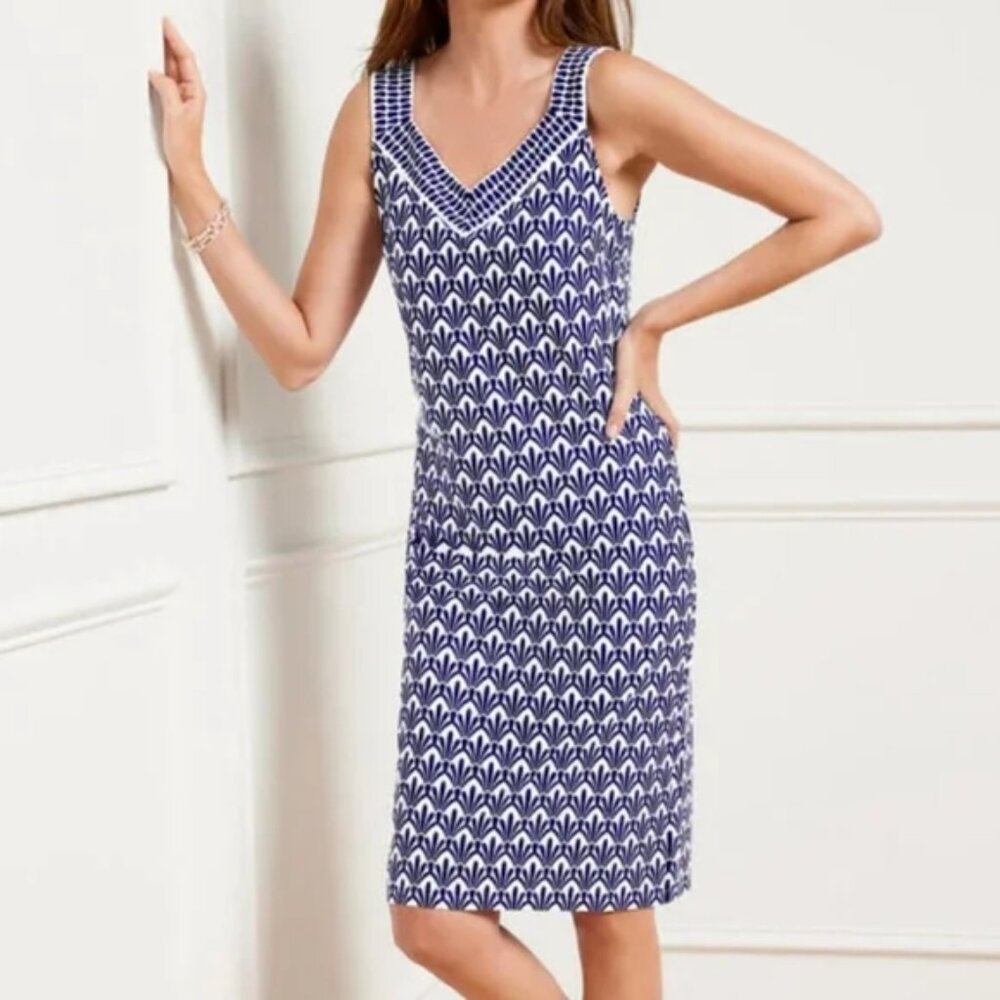 Talbots Effortless Jersey A-Line Dress - Size Lp